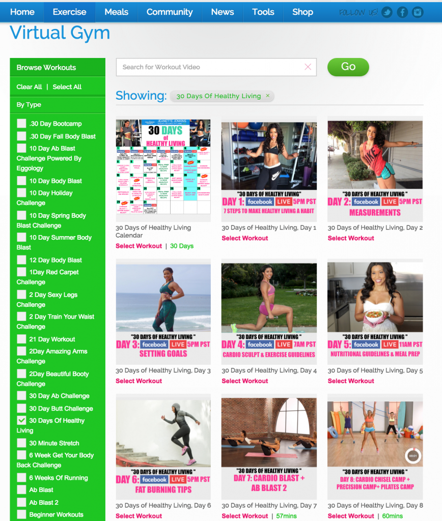 30days of healthy living